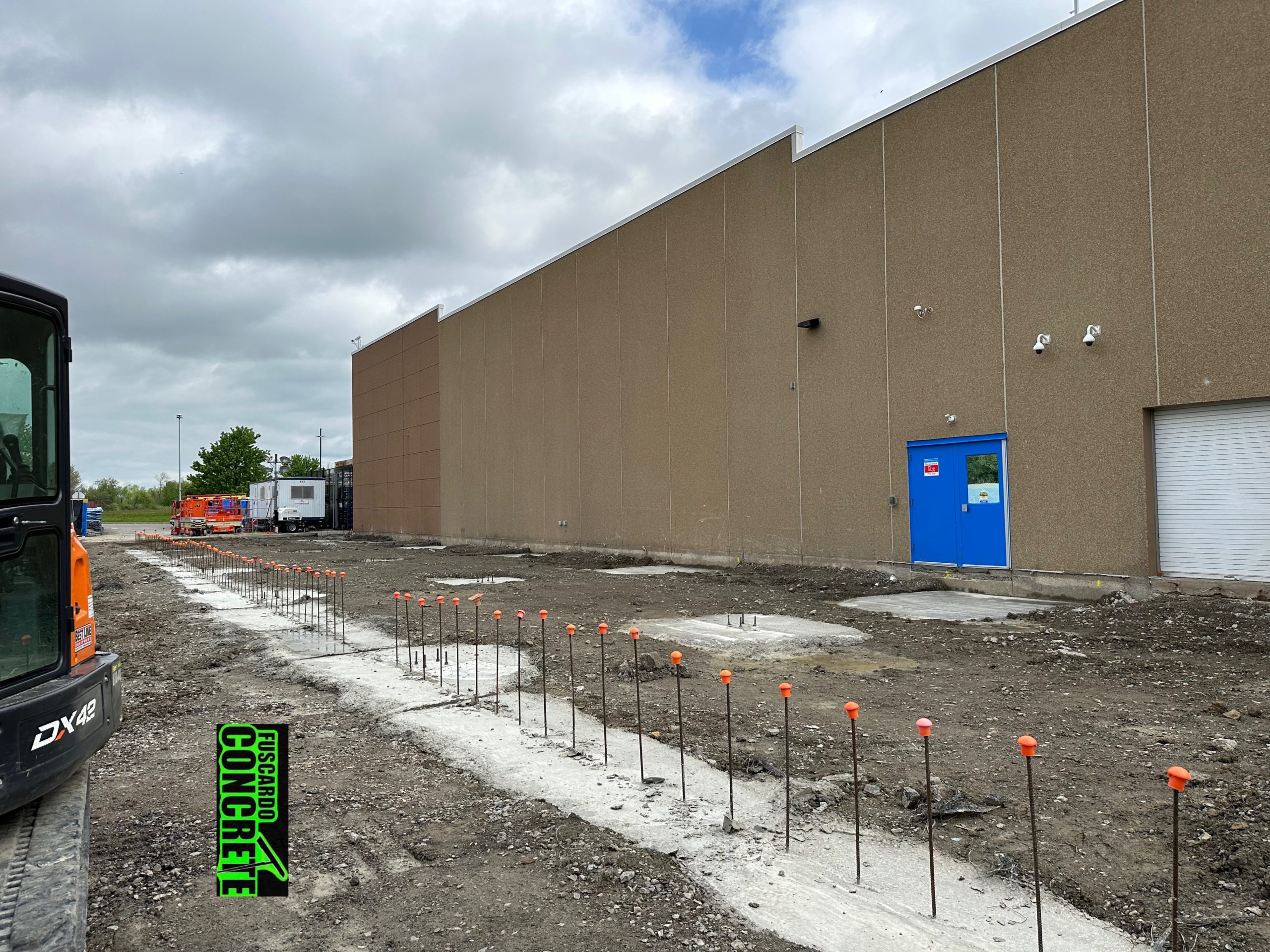 Foundations for new 6kSF Addition to Weirton Walmart