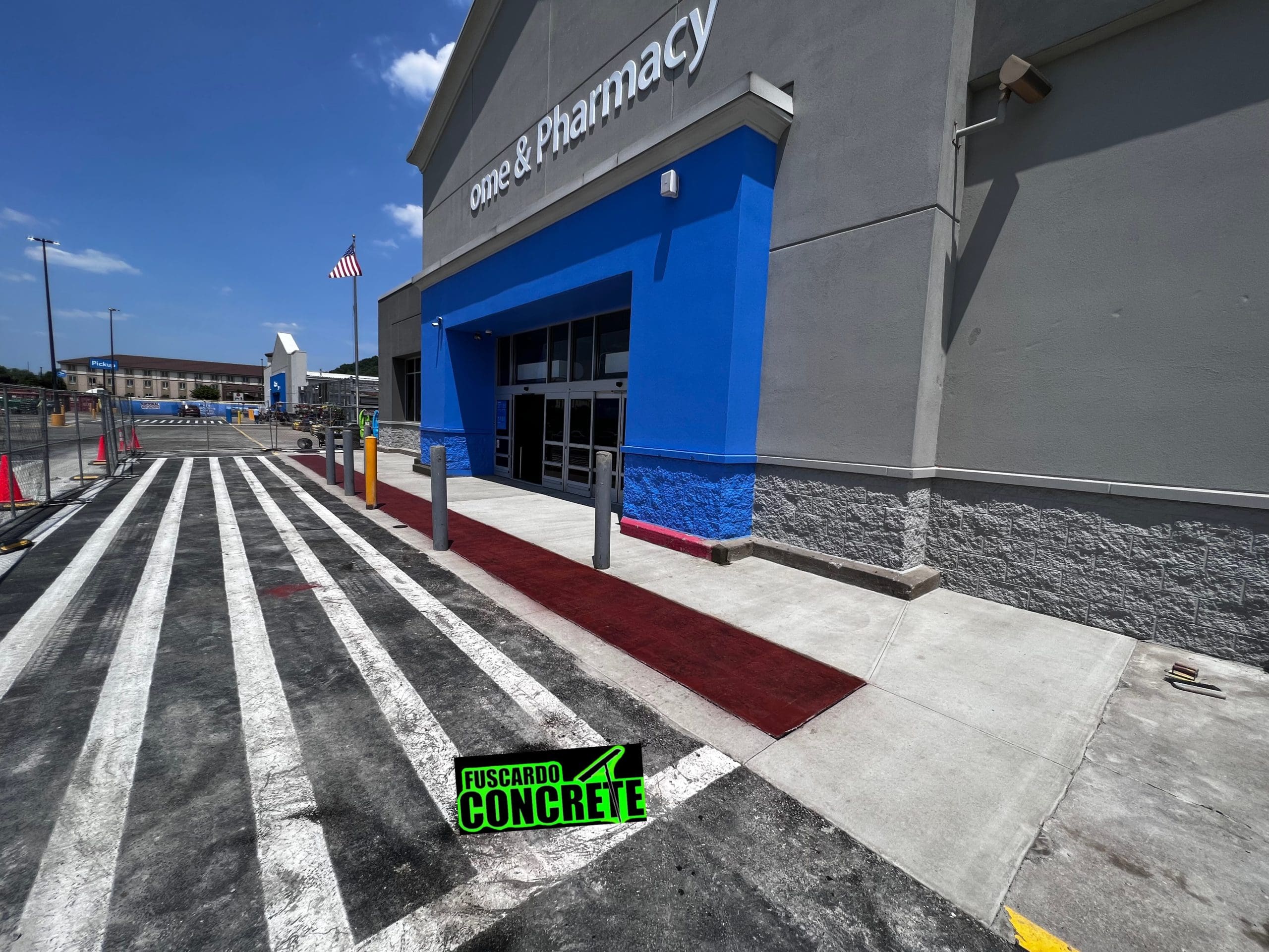 New Walmart Entrance at Moundsville