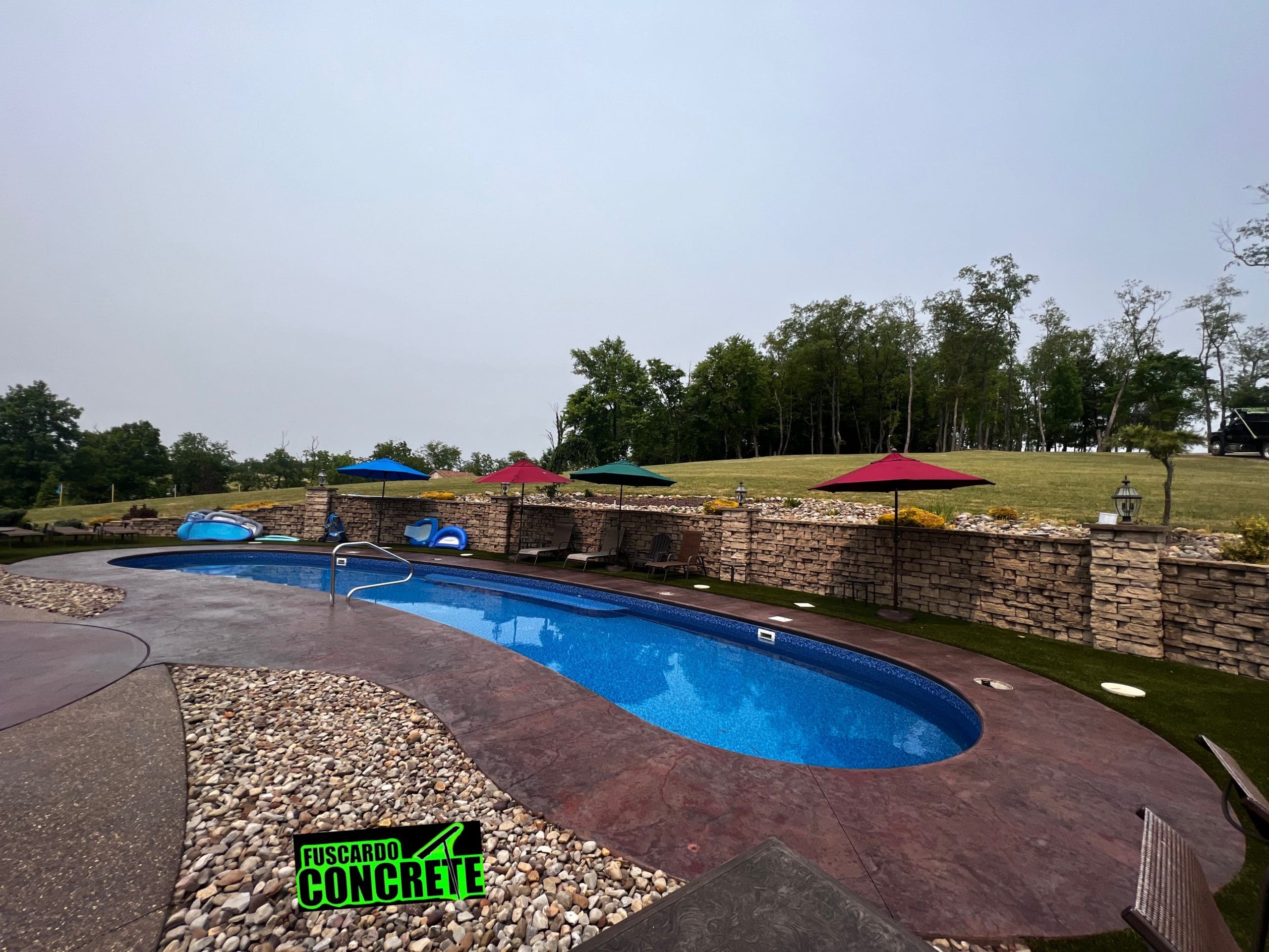 Pool Project Recolor and Reseal Avella PA